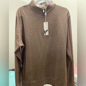Genteal mens brown pullover Large NWT